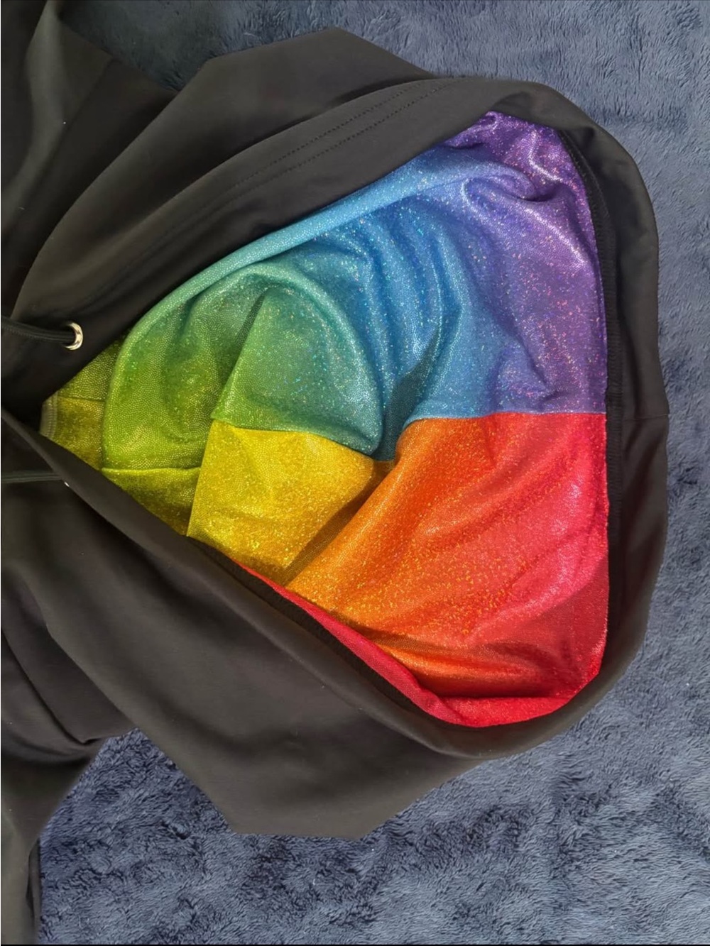 AS Rainbow Hoodie Rebel - Picture 2 of 2
